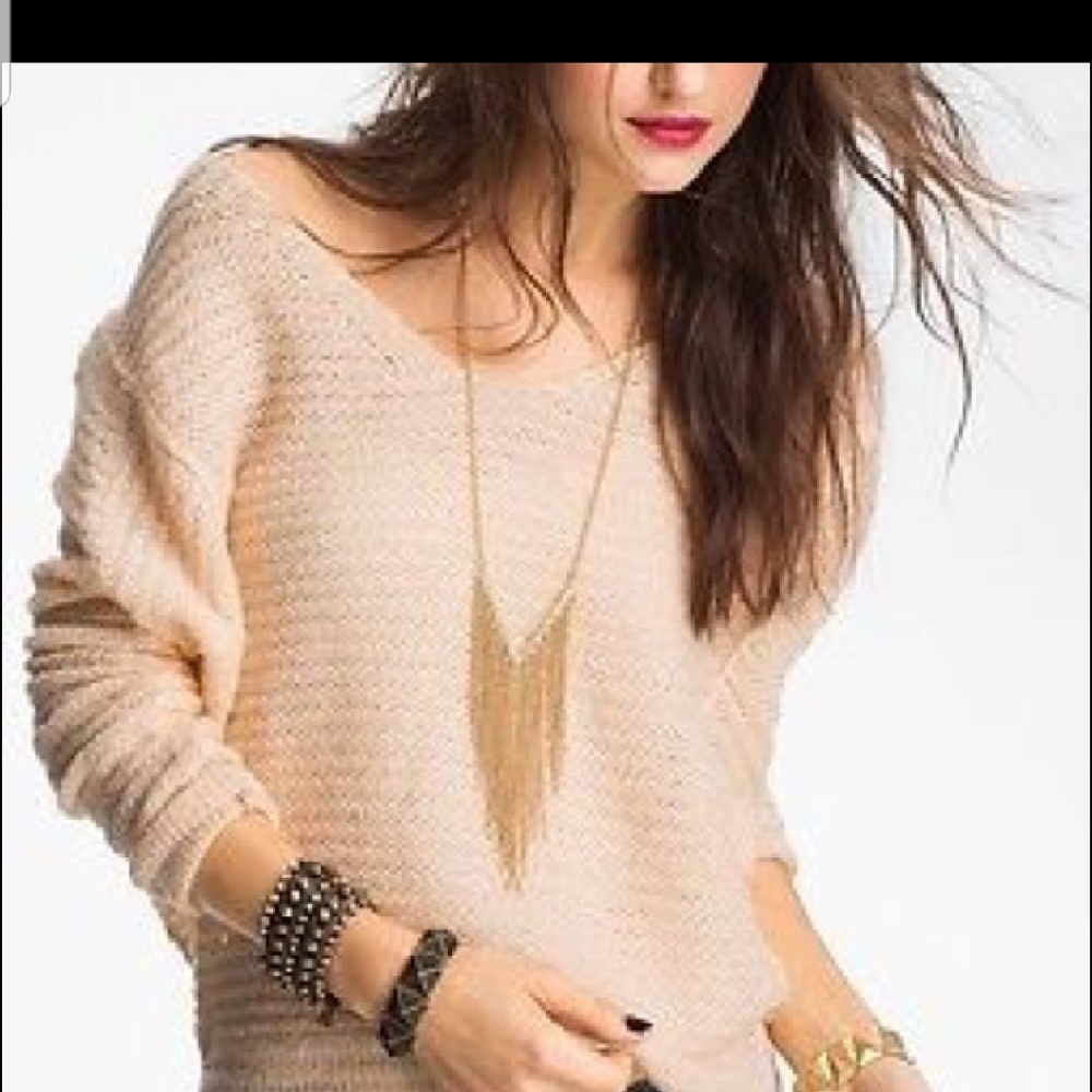 Free People wool/linen pullover